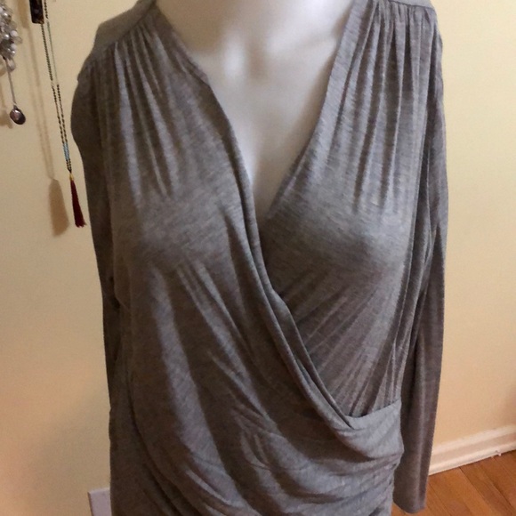 🌻Rhonda Shear Asymmetrical Ruched Tunic🌻 - Picture 2 of 4
